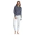 T-shirt warme lange mouwen en bootkraag voor dames Admas