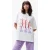 Catwalk Junkie Oversized Graphic Tshirt Off White
