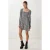 Leopardprint A-lijn Mini-jurk met Strikdetail