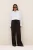 By-Bar Broek pelle pants | brown pinstripe