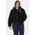 ONLY CARMAKOMA imitatiebont sweatvest Plus Size – zwart