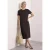 Street One Dames Midi-jurk met grafisch patroon in Bruin