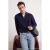 TRENDYOL MAN Heren Donkerblauw Gestreept Lang, Regular fit Truien