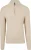 Suitable Half Zip Pullover Boiled Wool Ecru