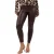 Brave Soul Dames/Dames Legging Kunstleer (Donkere chocolade)