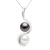 You & Me Ketting Tahitian Pearl en Zoetwater 925