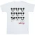 Disney Heren Mickey Mouse Veel gezichten T-Shirt (Wit)