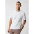 Shoeby regular T-shirt met textuur blauw