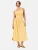 Lipsy Zomerjurk  goudgeel / wit