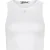 Malelions Women Motif Crop Top | White