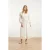 Smashed Lemon 25146 witte midi broderie anglaise jurk met