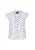 faina Blouse ‘Fashion Look’  duifblauw / zwart