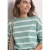 Sweatshirt met ronde hals en strepen