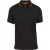 Regatta Heren Navigate Poloshirt met Korte Mouwen (Zwart/Oranje Pop)