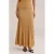 WE Fashion maxi rok met lurex oker