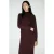 Mango maxi avondjurk – donkerrood