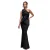 Plissé Eenvallige One-Shoulder Jurk Dames Goddiva