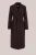 WE Fashion – Dames jas van wolmix – Slim Fit – Aubergine –