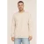 Kultivate relaxed fit sweater met backprint – summer sand
