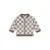 Babyface gebreid geruit vest – grijs/beige