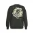 ONLY CARMAKOMA Plus Size katoenen rechtvallende sweater met print – grijs