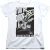 Batman Dames-T-shirt met nauwsluitende pasvorm voor Valentijnsdag: ‘You’re Purrfect’ Batman & Catwoman (Wit)