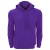 SOLS Snake Unisex Hooded Sweatshirt / Hoodie (Donkerpaars)