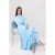 Trendyol Modest Dames Donkerblauw Effen Maxi Lang Stijlvol/Avond Skater Modest Avond Jurken