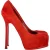 Saint Laurent Tribtoo Pumps in Rood Suède