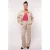 FLURESK wide leg high waist broek zand