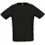 SOLS Heren Sportief Raglan T-shirt (Zwart)