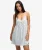 Geweven Cami-jurk met Textuur White