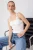 TRENDYOLMİLLA Dames Ecru Effen Mouwloos Getailleerd Blouses