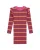 WE Fashion Jurk  olijfgroen / pink / zwart