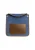 faina Schoudertas  blauw denim / donkerbruin