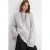 Oversized Geribbelde Gebreide Trui met Ronde Hals