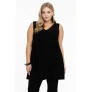 YOEK singlet DOLCE van travelstof zwart