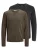 JACK & JONES Trui ‘Leo’  chocoladebruin