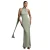 Satin Scuba en Velours Rugvrouw Goddiva Maxi