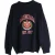 Balenciaga Oversized Borduur College Logo Crewneck in Marineblauwe Katoen