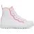 Superga Dames/Dames 2341 Alpina Krullende Bindingen Enkellaarsjes (Wit/Roze)