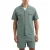 Pure Path Regular fit shortsleeve shirts faded green