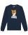 Watapparel Sweatshirt ‘Fuchs’  blauw / navy / oranje / wit
