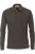 Redmond Casual Poloshirt lange mouw grijs, Effen