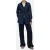 Closed Elongated Shirt Space Blue