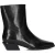 STEFANO LAURAN St2070 Enkellaarsjes – Enkelboots met rits – Dames – Zwart –