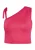 faina Gebreide top  pitaja roze