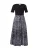 COMMA Jurk  grijs / zwart