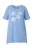 Ulla Popken Shirt  duifblauw / wit