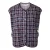 PIECES geruite teddy gilet – paars